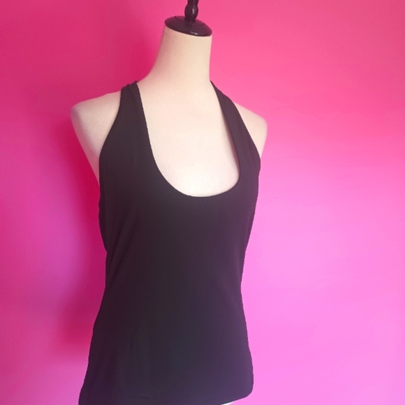 Orange Kiss Ladies Jet Black  Halter Pullover Top (Size 1X) - Picture 3 of 6